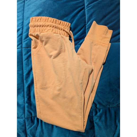 FP Movement by Free People Pants - FP Movement Orange Terry Cloth Jogger Sweatpants Athletic Comfort - Size XS